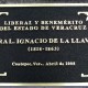 LIBERAL Y BENEMERITO DEL ESTADO DE VERACRUZ - Placa fundida 2